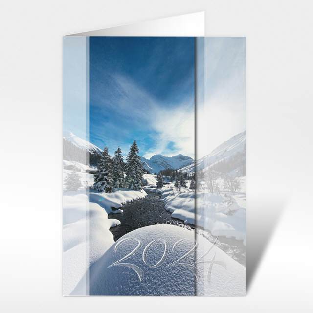 Neujahrskarten 2019 "Winterlandschaft 04"