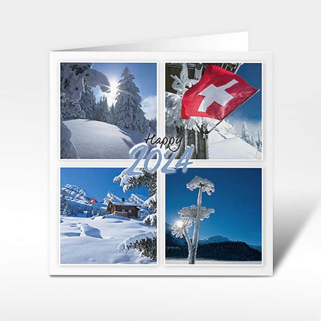 Neujahrskarten "Schweizer Berglandschaften"