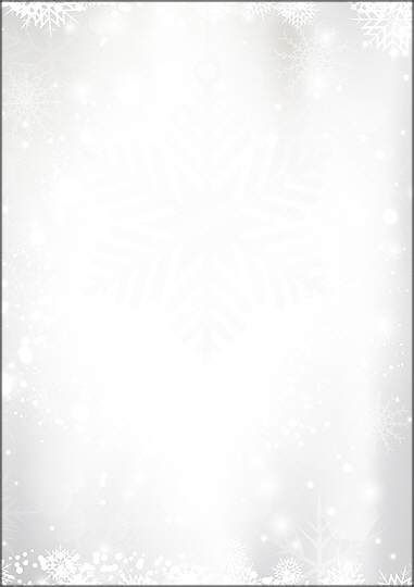 Weihnachtsbriefpapier "Sanfte Schneeflocken"