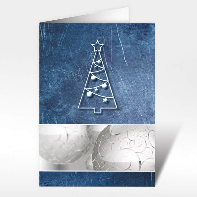 Weihnachtskarte "Design Weihnachtsbaum"