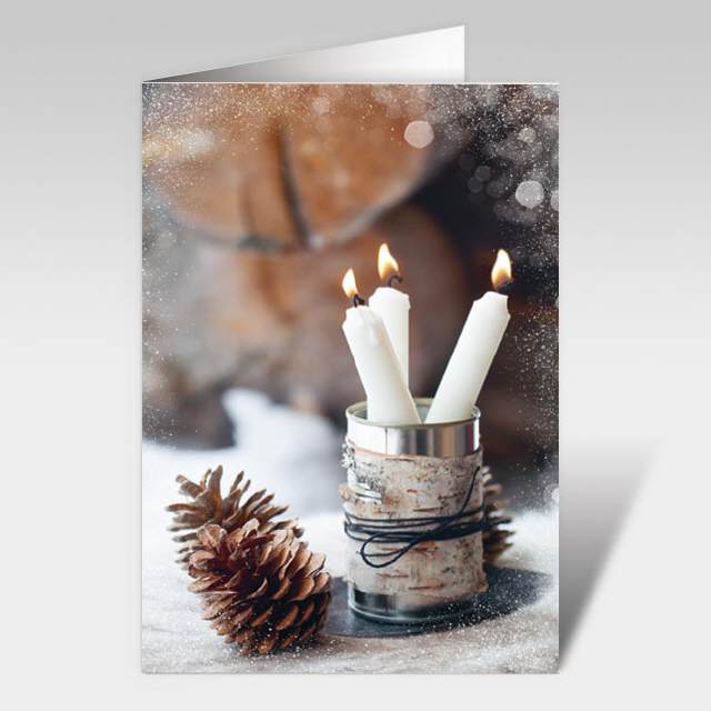 Weihnachtskarten "Finnland Kerzenstimmung"