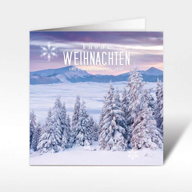 Weihnachtskarte "Miracle Time"