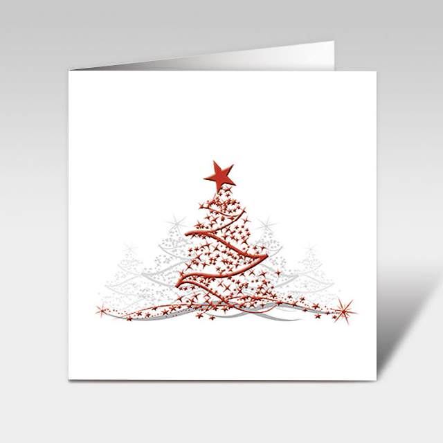 Weihnachtskarte "Tannenzauber" 150 x150