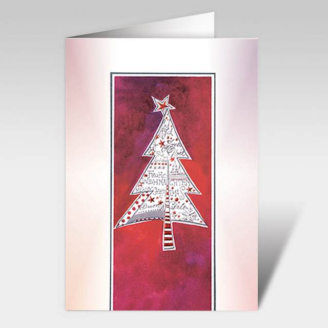 Weihnachtskarte "power christmas tree"