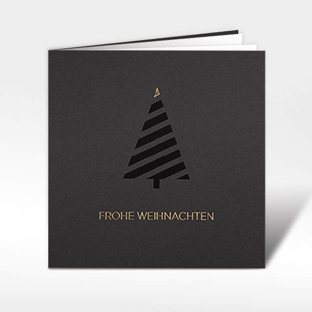Weihnachtskarten "Edler Christbaum"
