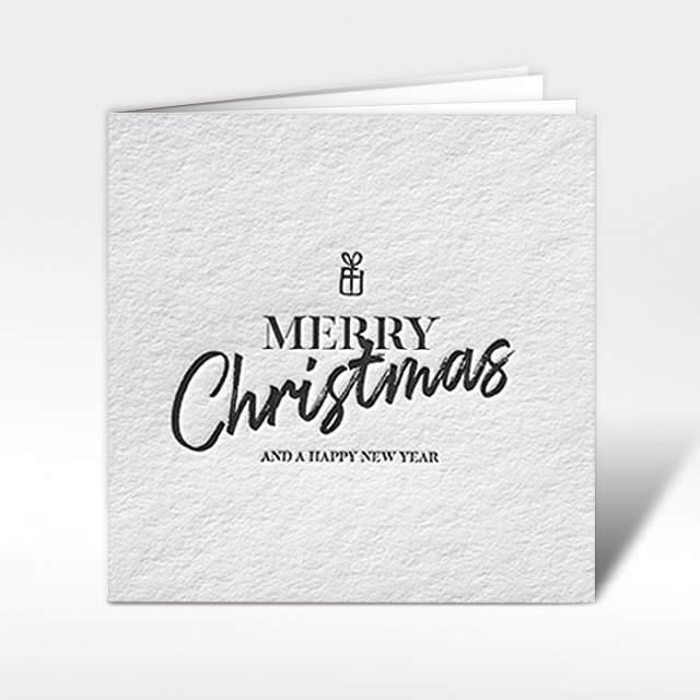 Weihnachtskarten "Letterpress"