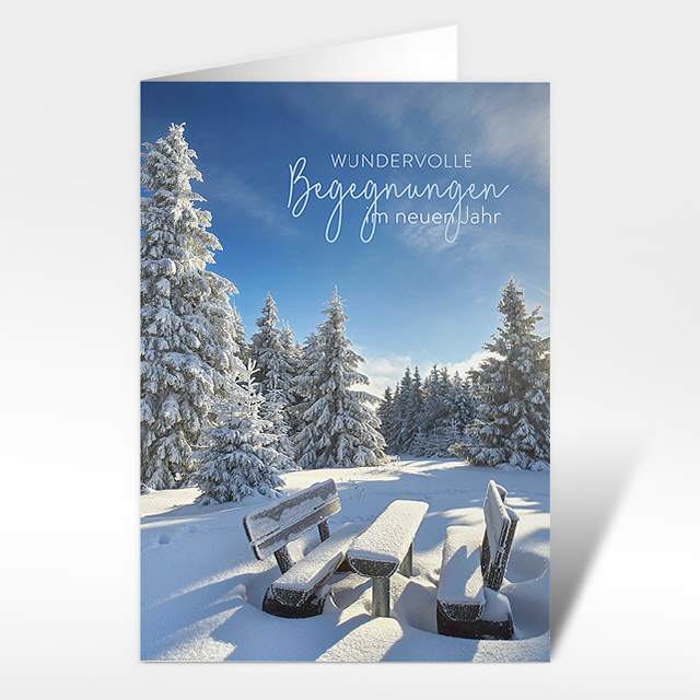 Neujahrskarten  "Wundervolle Begegnungen"