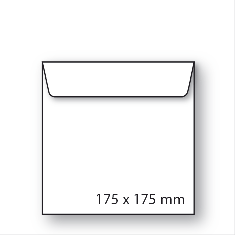 Couvert quadratisch, 175 x 175 mm