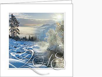 Neujahrskarten "Morgenstimmung"