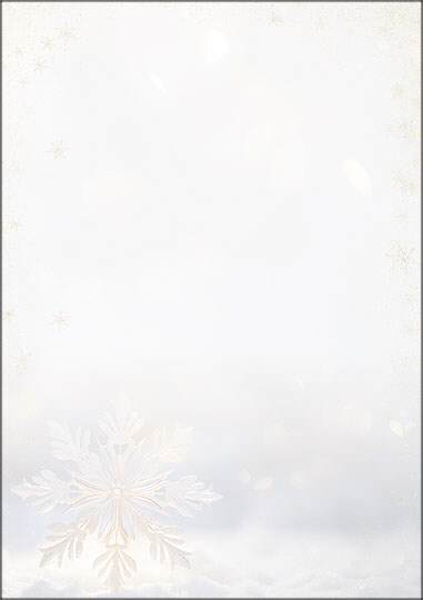 Weihnachtsbriefpapier "Schneeflocken" 03