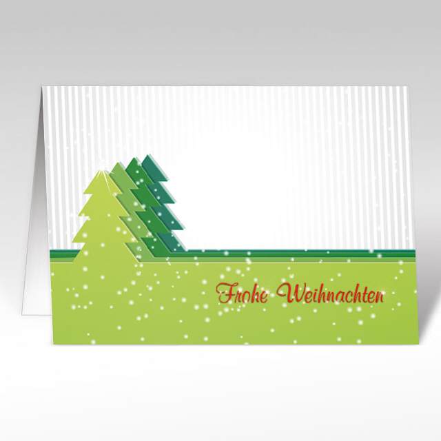 Weihnachtskarten "Frohe Weihnachten" A5 quer