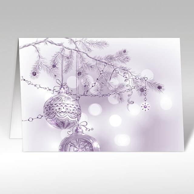 Weihnachtskarten "pure" A5 quer