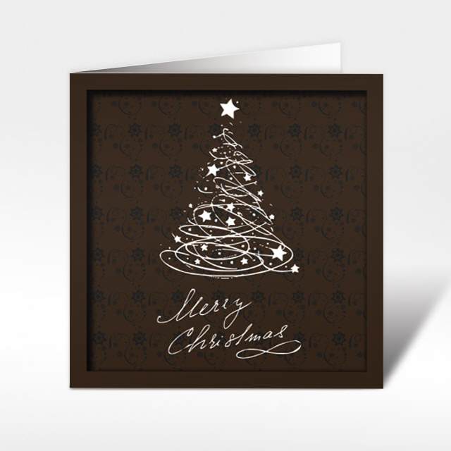 Weihnachtskarten "Merry Christmas, 150 x 150 mm"