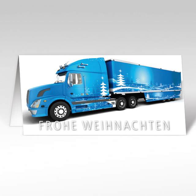 Weihnachtskarten "LKW, Lastwagen"