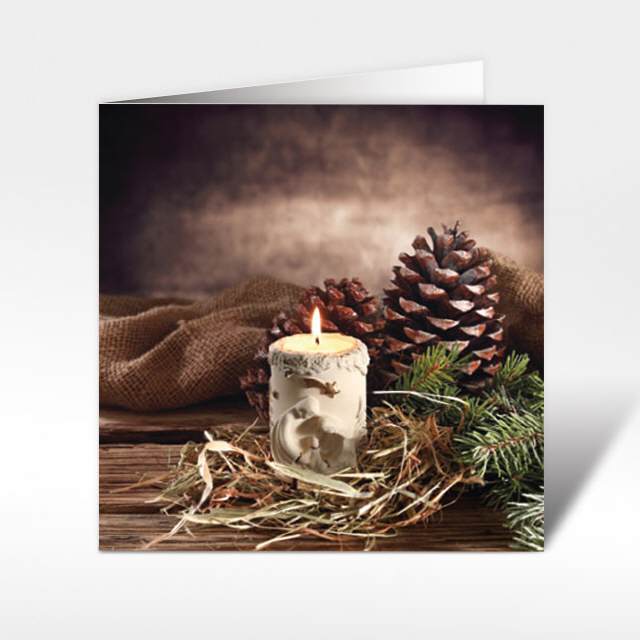 Weihnachtskarten "Adventsstimmung, 150 x 150"
