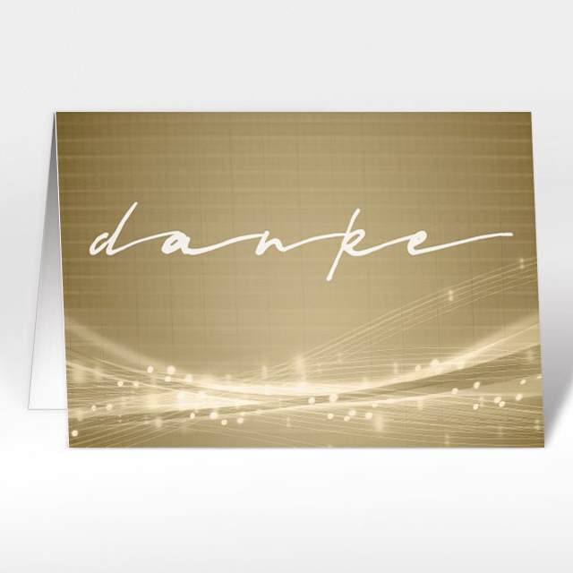 Weihnachtskarte "einfach danke" A5 quer