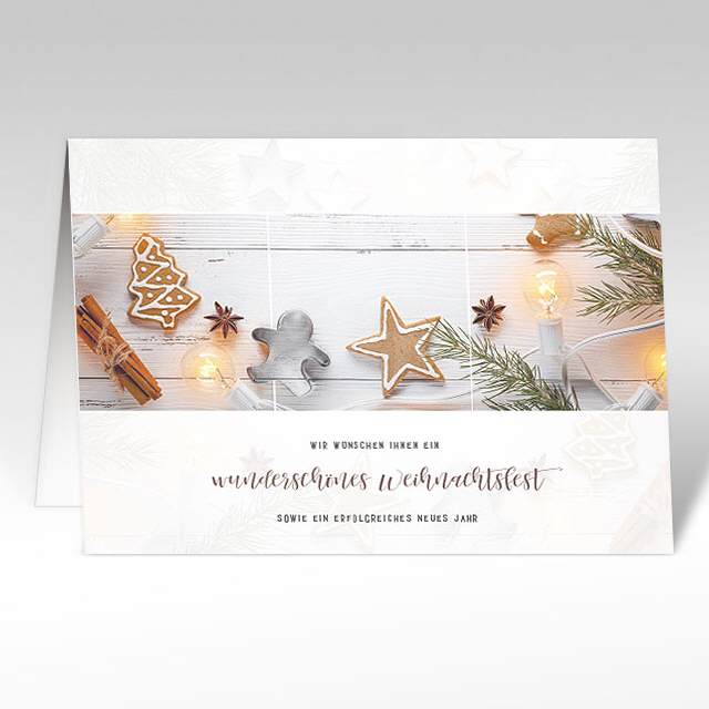 Weihnachtskarten "Shabby Chic Grüsse"