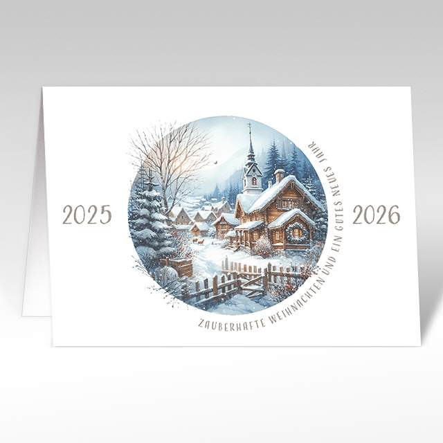 Neujahrskarte "spirit of christmas"