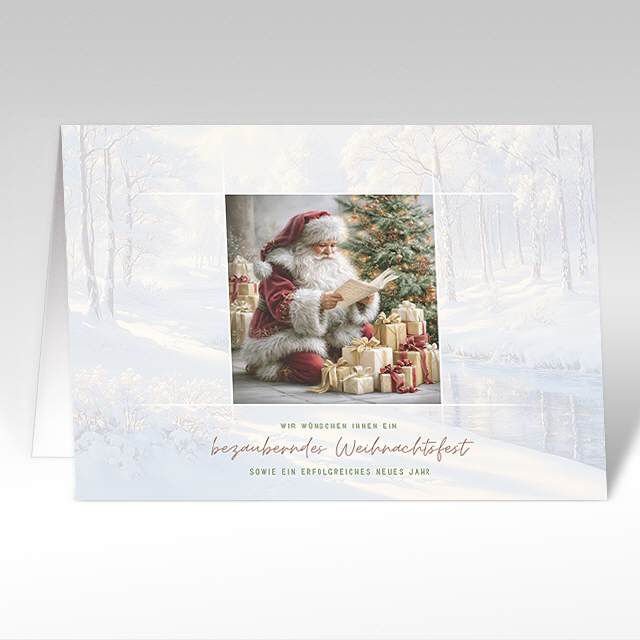 Weihnachtskarte "Samichlaus & Wintergruss"