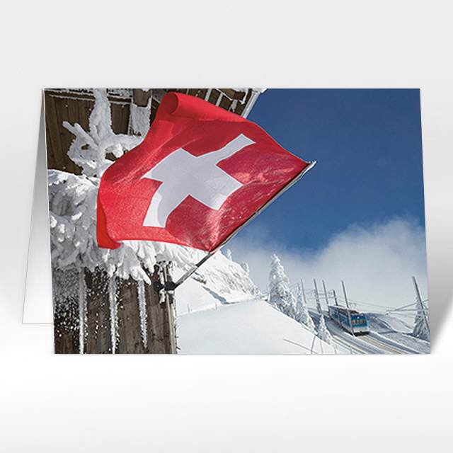 Weihnachtskarten "Rigibahn"