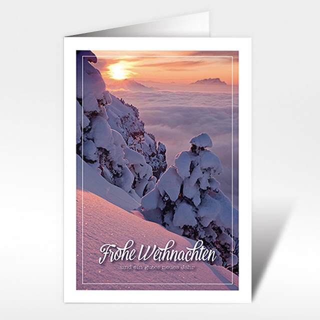 Weihnachtskarten "Fronalpstock SZ"