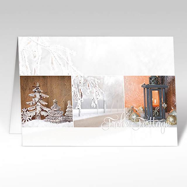 Weihnachtskarten "Weihnachtskomposition 1"