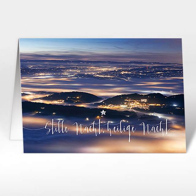 Weihnachtskarten "Stille Nacht... heilige Nacht"