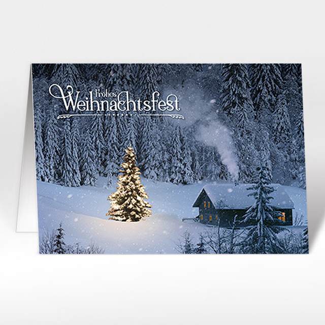 Weihnachtskarten "Waldweihnachten"