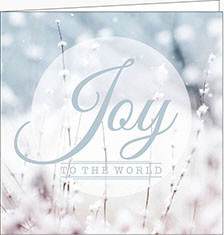 Weihnachtskarte, Joy to the world